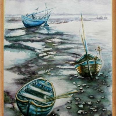 A marée basse