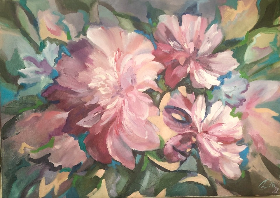 La femme aux Pivoines
