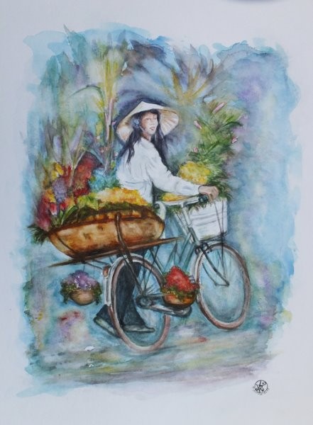 La marchande de fleurs