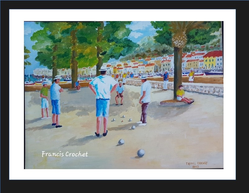 La partie de pétanque