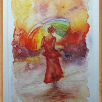 La robe rouge