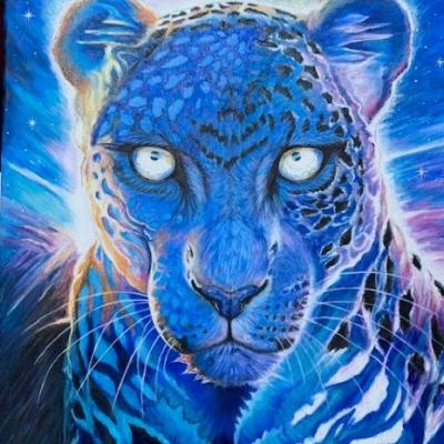 La jaguar bleue