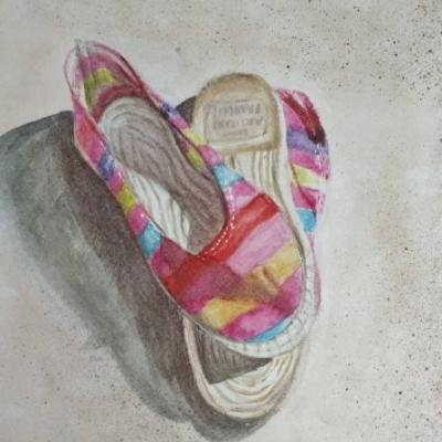 Les espadrilles d'Evelyne